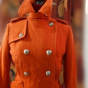 Orange Peacoat